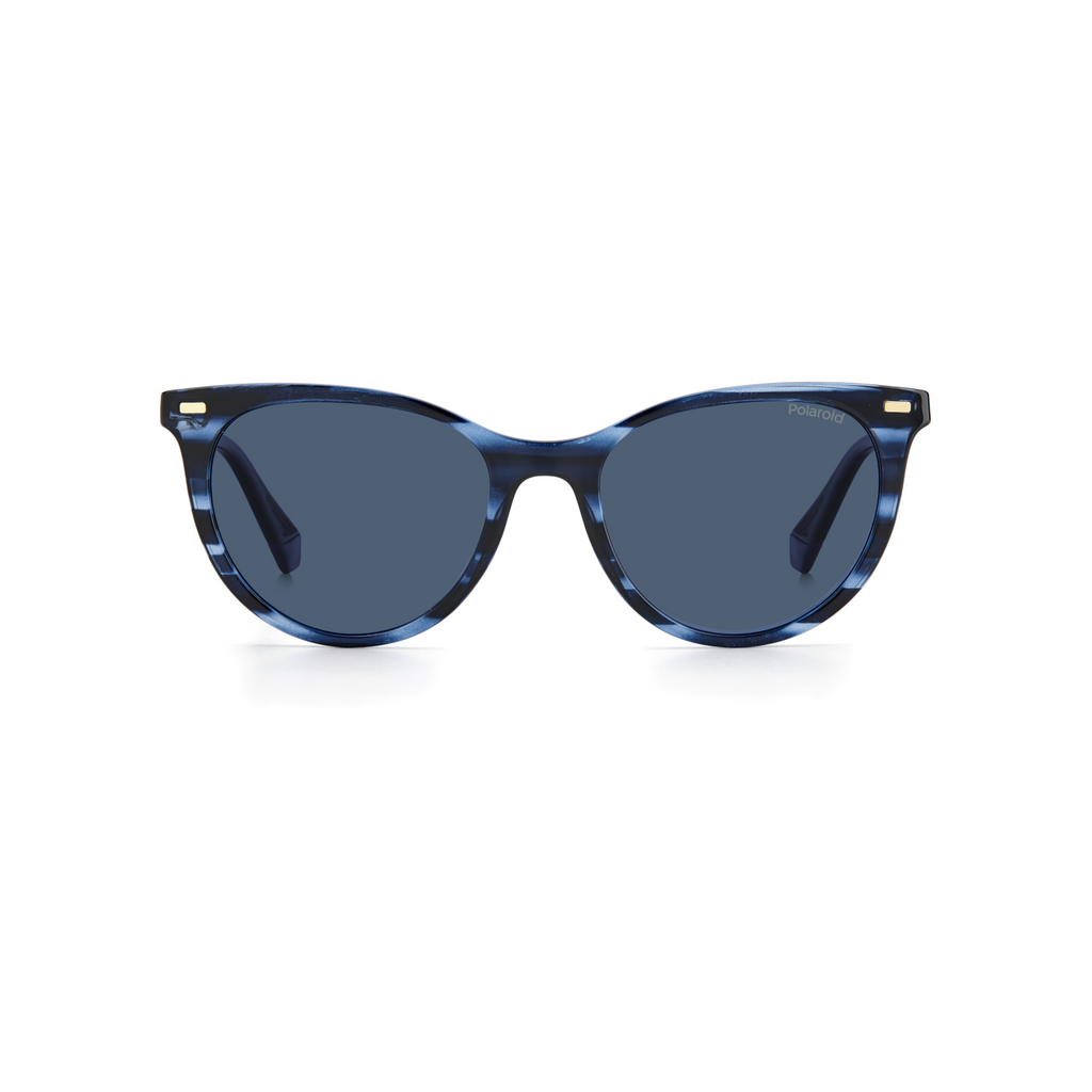 Polaroid PLD 4107/S Blue Havana Women's Polarized Sunglasses