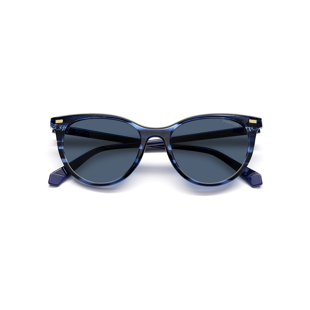 Polaroid PLD 4107/S Blue Havana Women's Polarized Sunglasses