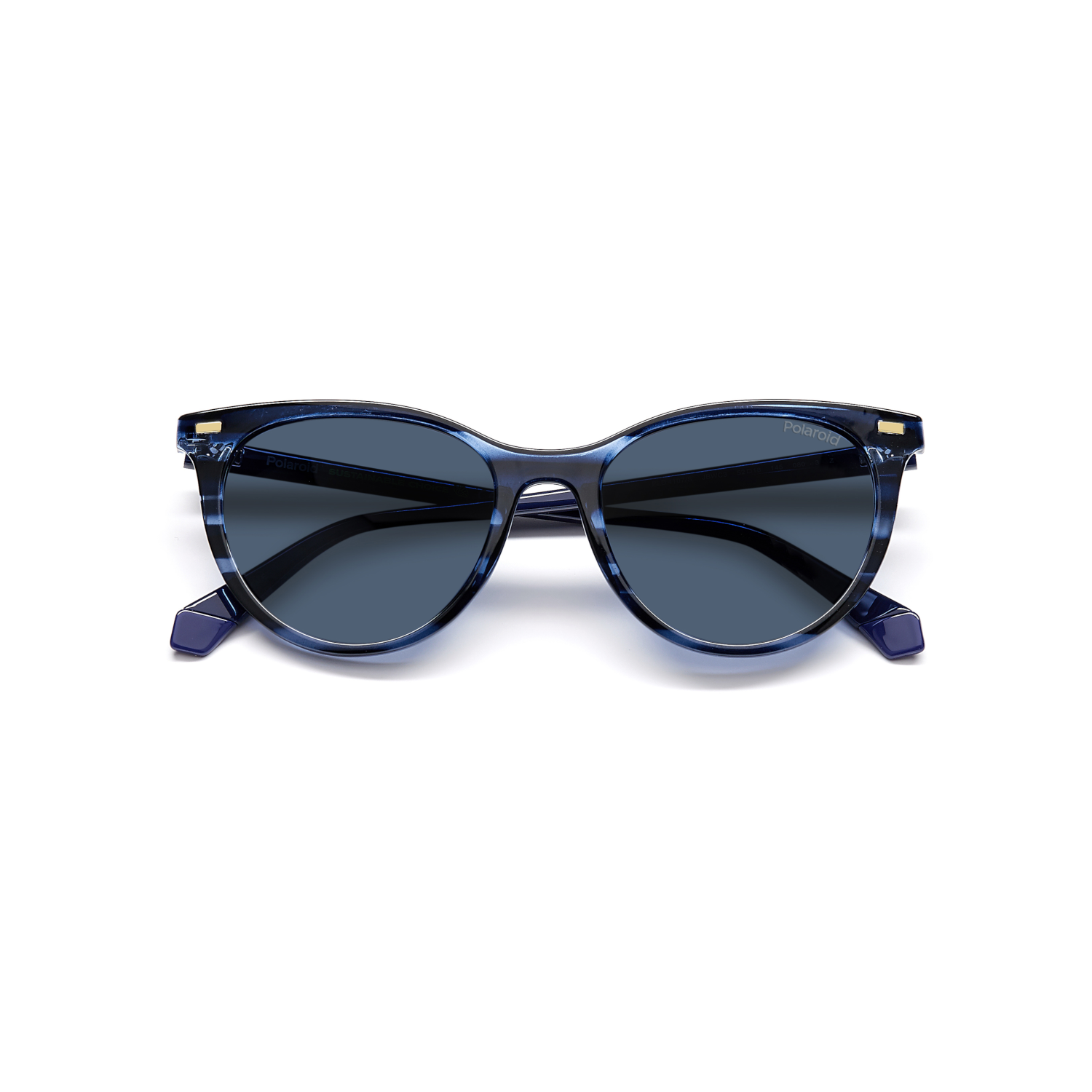 Polaroid PLD 4107/S Blue Havana Women's Polarized Sunglasses