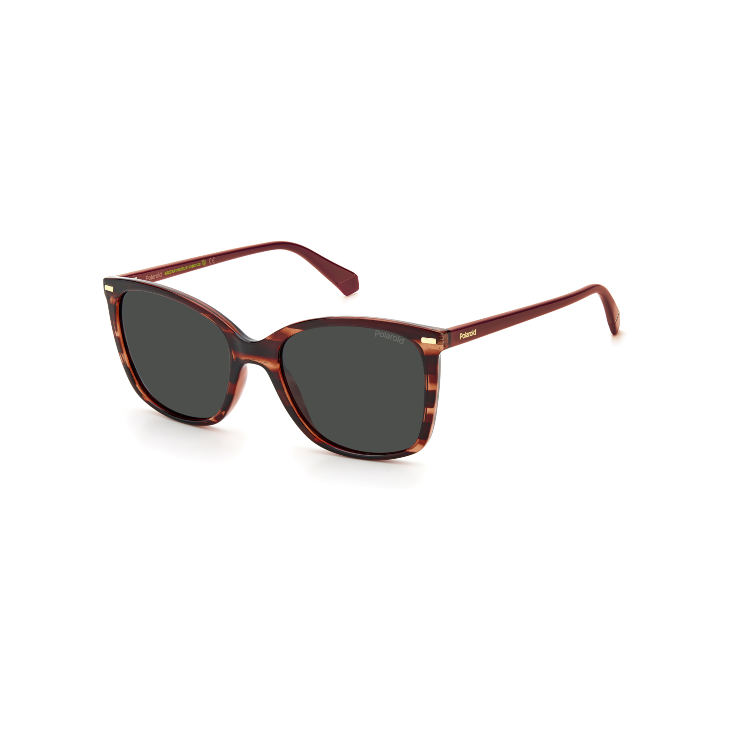 Polaroid PLD 4108/S Grey Red Women's Polarized Sunglasses