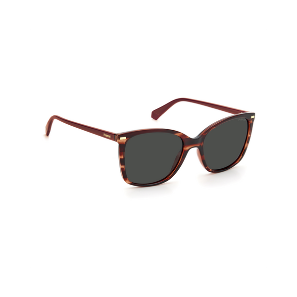 Polaroid PLD 4108/S Grey Red Women's Polarized Sunglasses