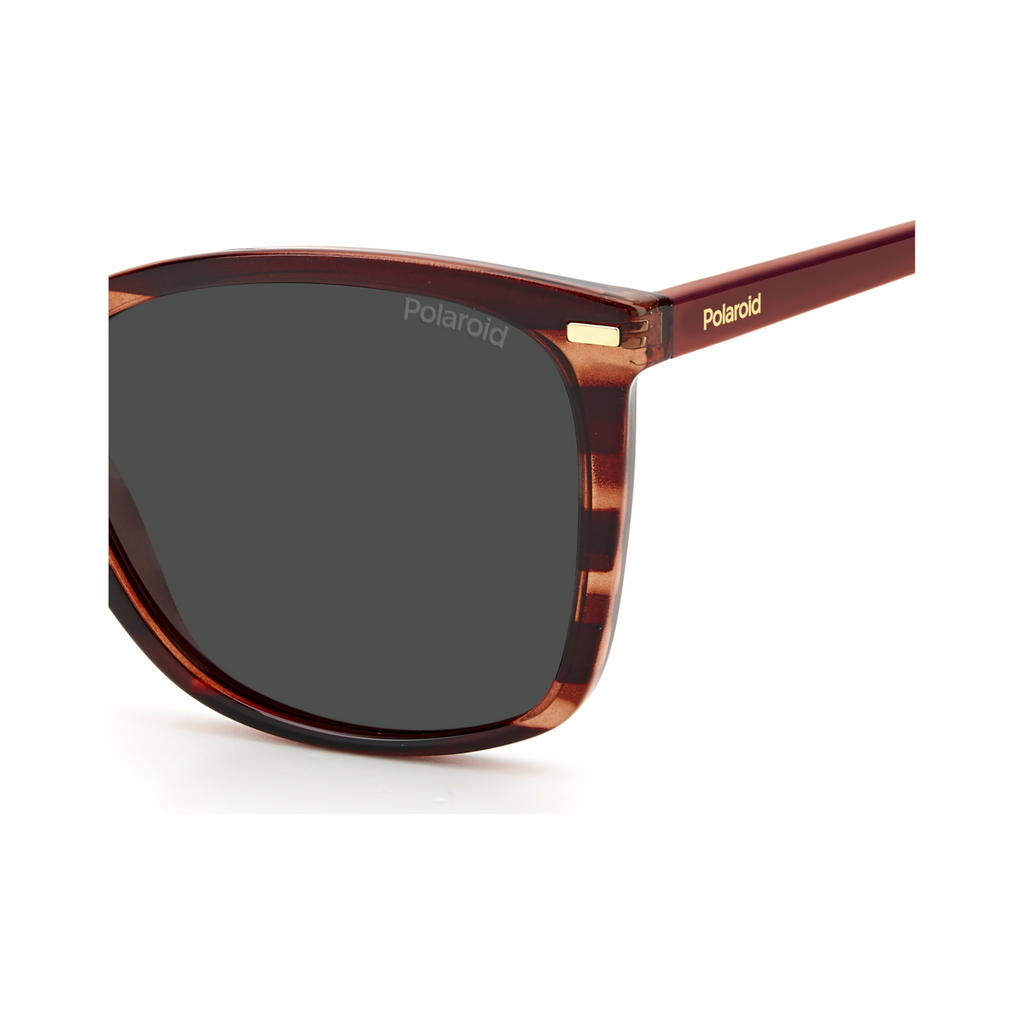 Polaroid PLD 4108/S Grey Red Women's Polarized Sunglasses