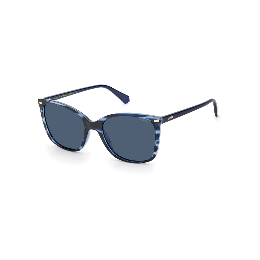 Polaroid PLD 4108/S Blue Havana Women's Polarized Sunglasses