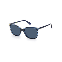 Polaroid PLD 4108/S Blue Havana Women's Polarized Sunglasses