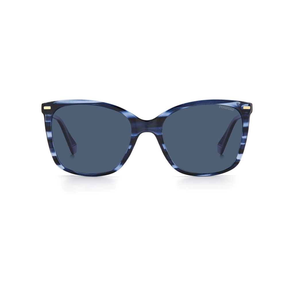 Polaroid PLD 4108/S Blue Havana Women's Polarized Sunglasses