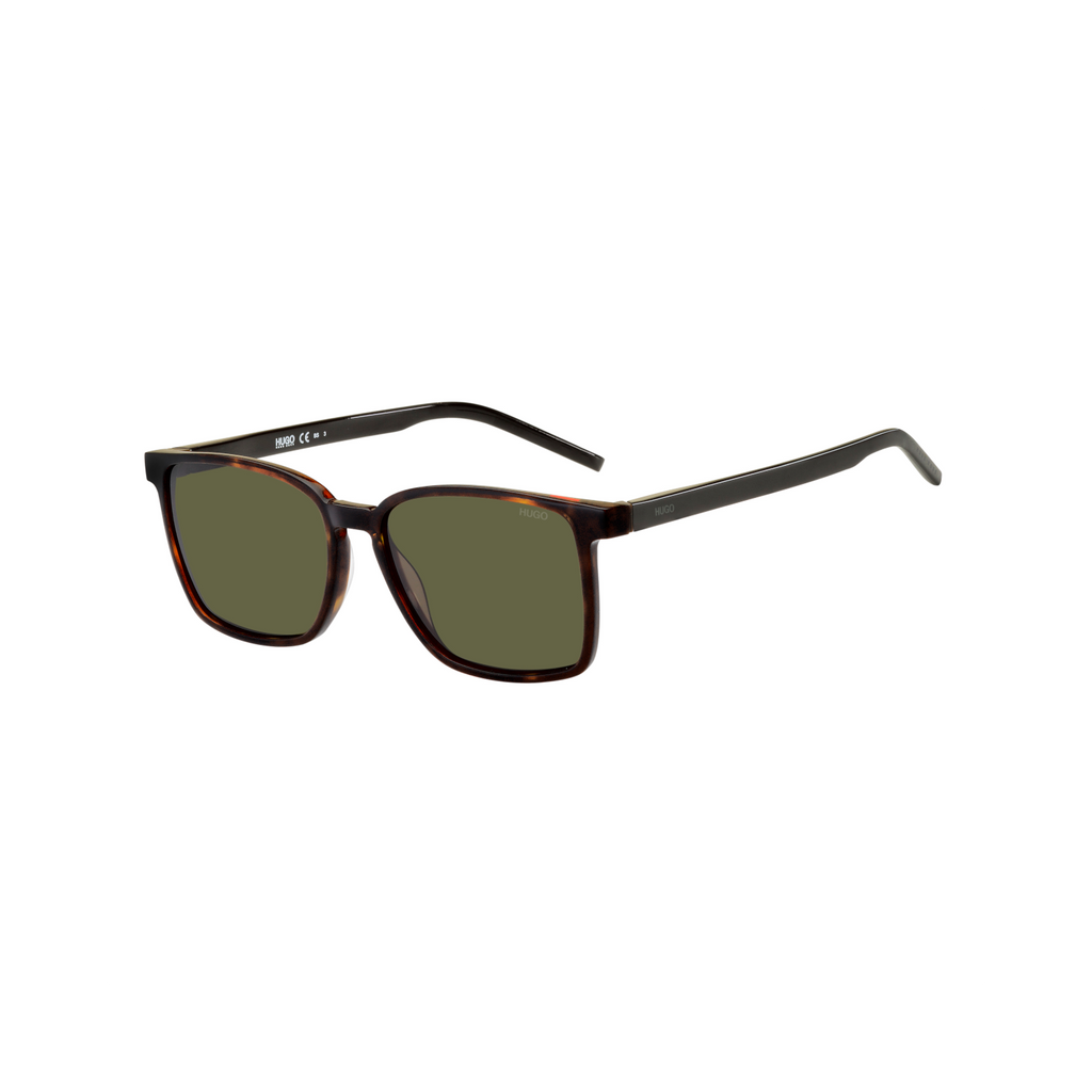 Hugo HG 1128/S Green Havana Men's Sunglasses