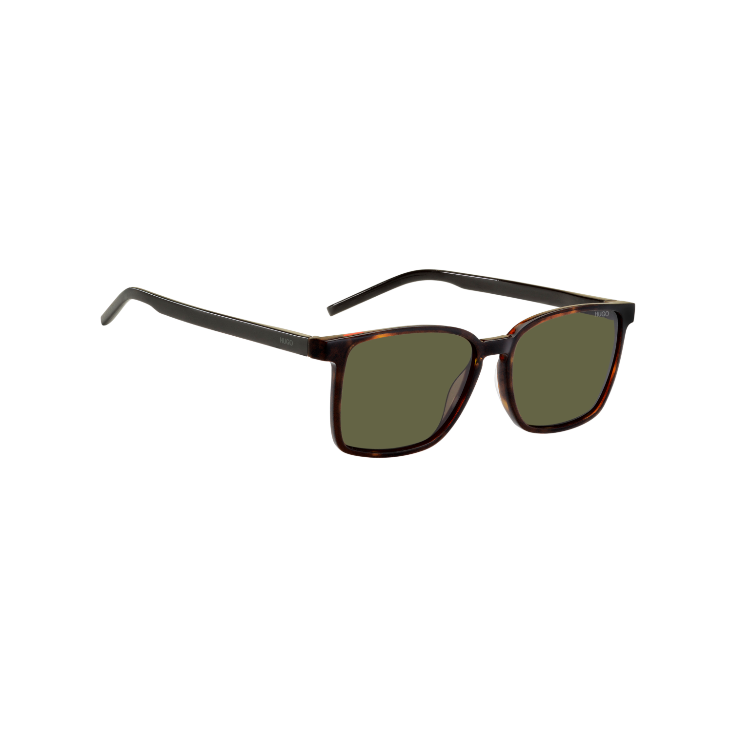 Hugo HG 1128/S Green Havana Men's Sunglasses