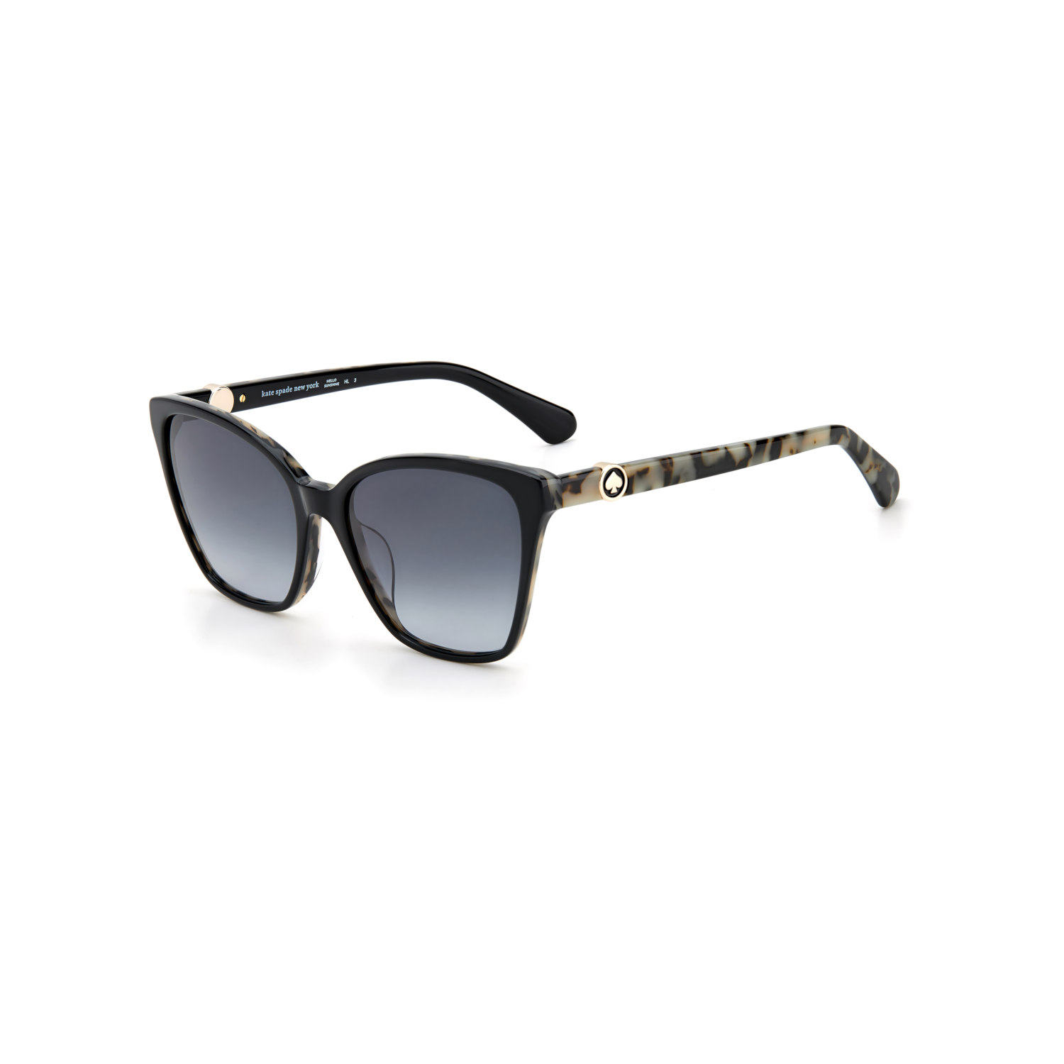 Kate Spade AMIYAH/G/S Grey Black Women's Sunglasses