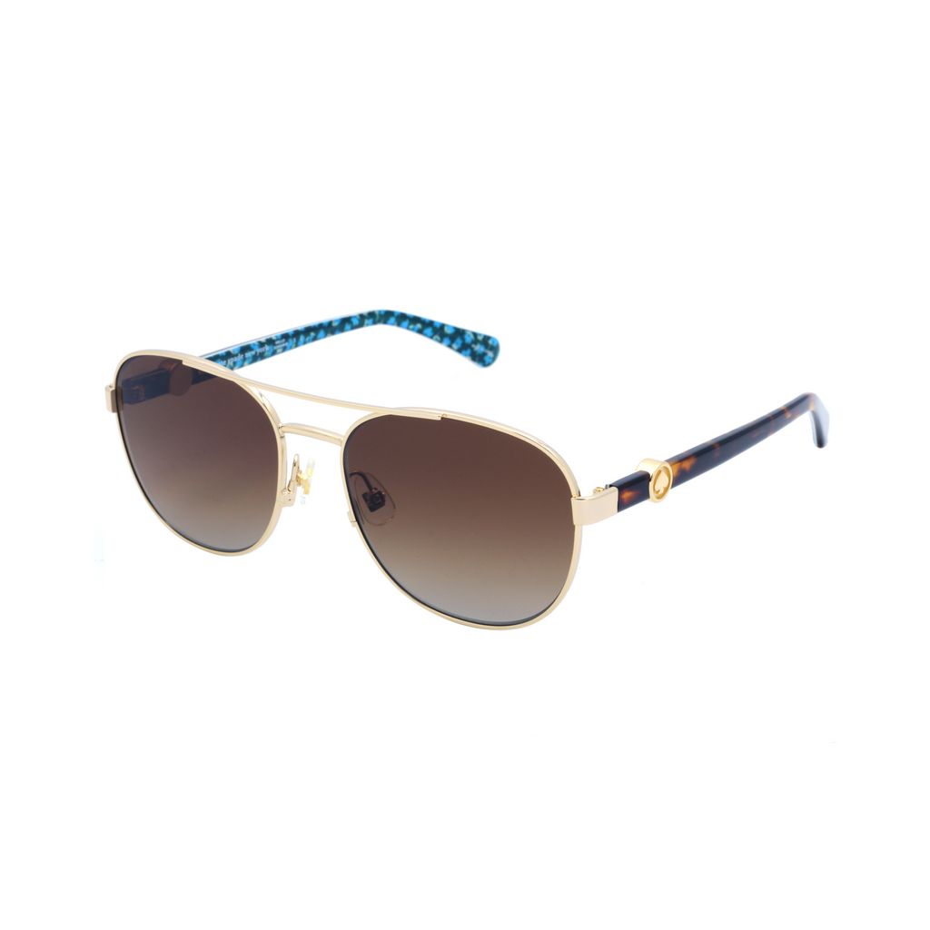 Kate Spade RAGLAN/G/S Brown Yellow Women's Sunglasses