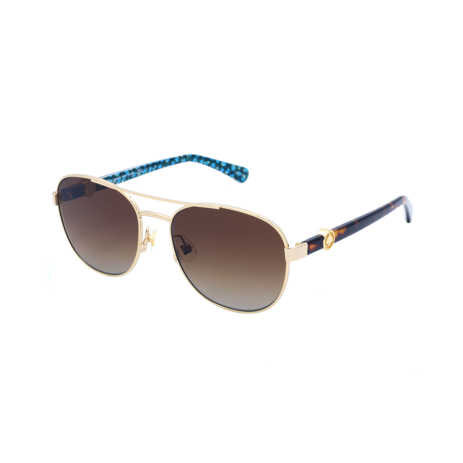 Kate Spade RAGLAN/G/S Brown Yellow Women's Sunglasses