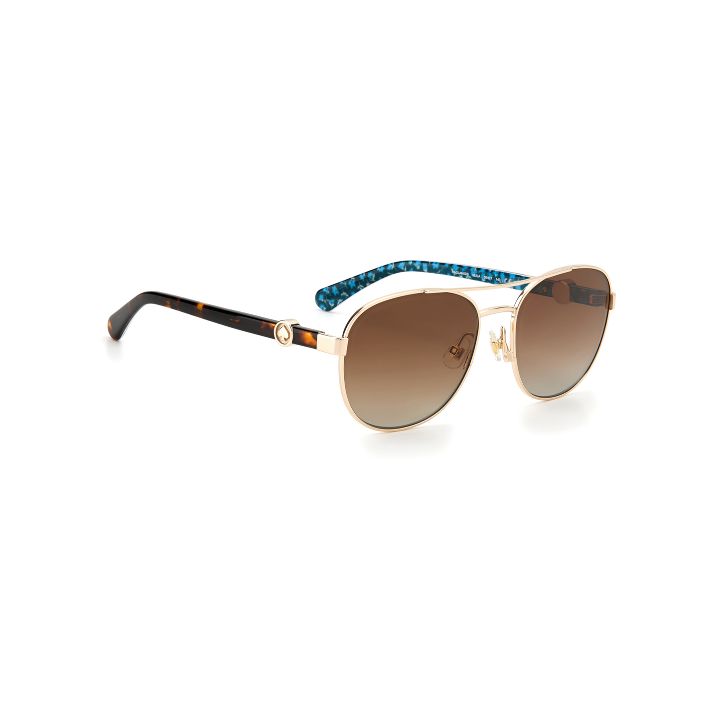 Kate Spade RAGLAN/G/S Brown Yellow Women's Sunglasses