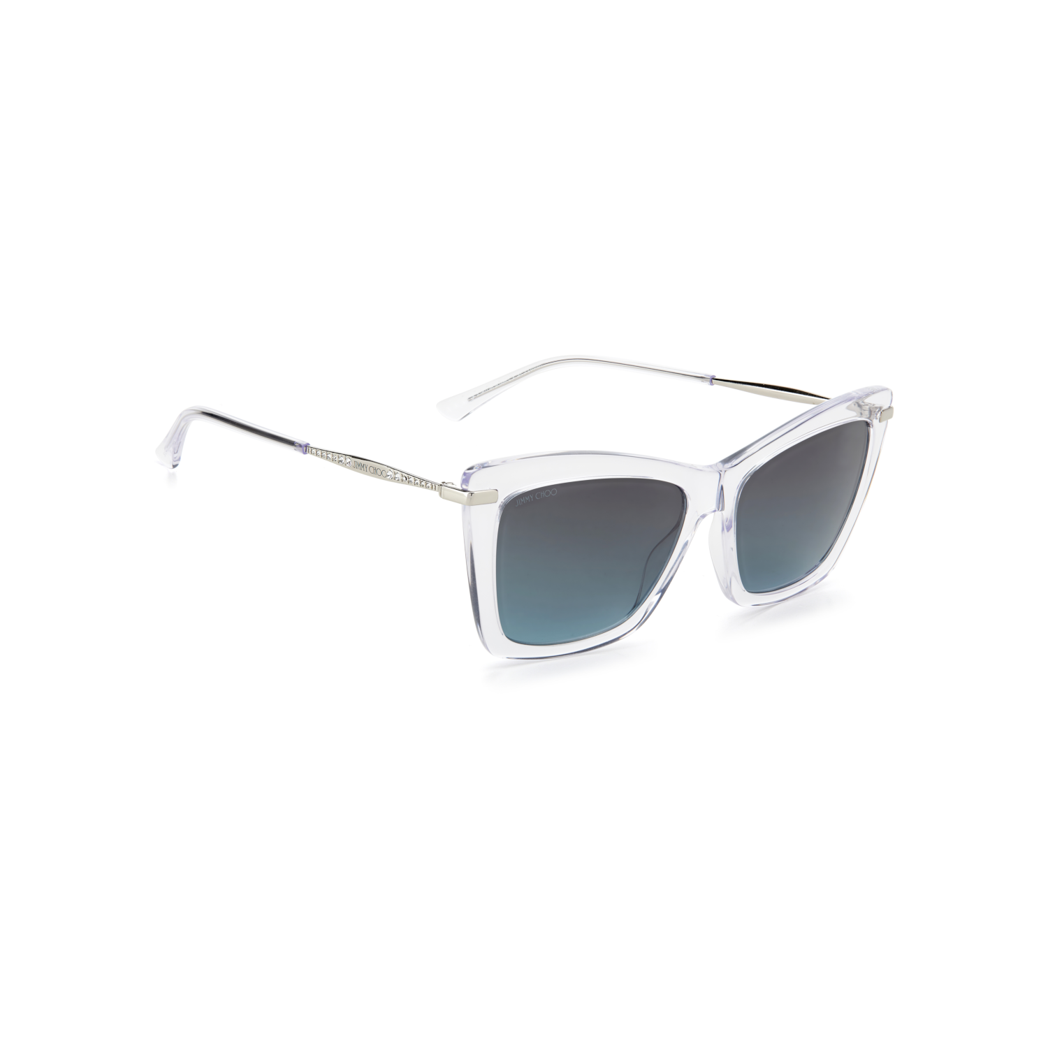 Jimmy Choo SADY/S Grey Crystal Women's Sunglasses