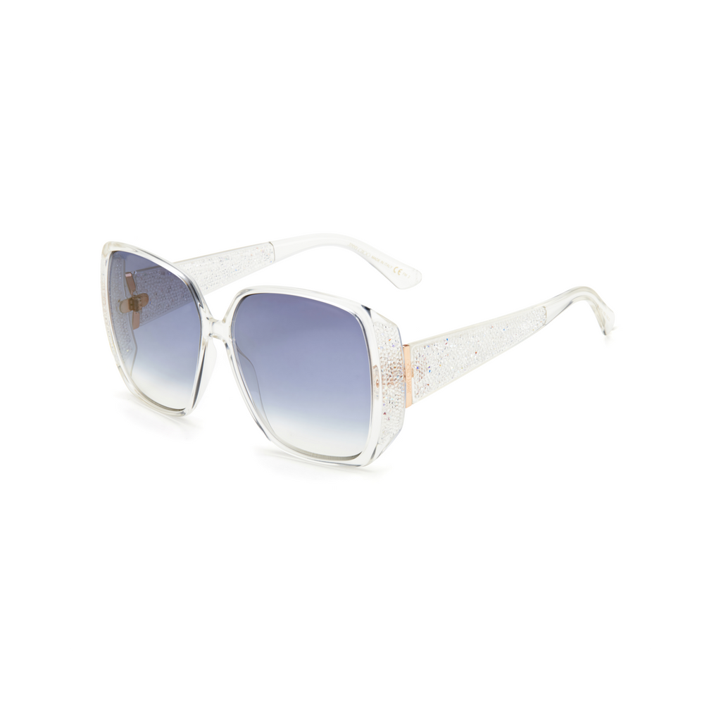 Jimmy Choo CLOE/S Blue Crystal Women's Sunglasses