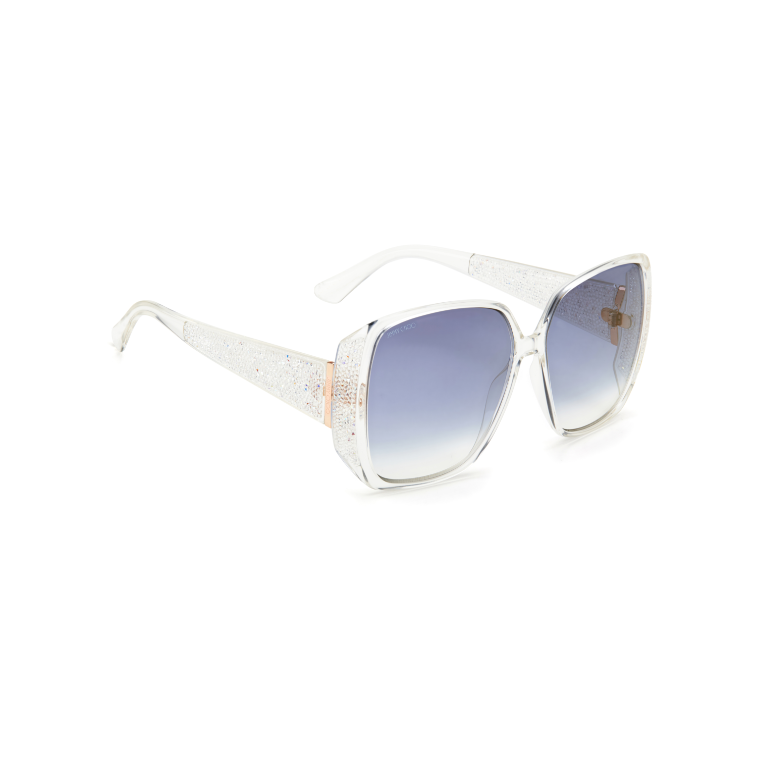 Jimmy Choo CLOE/S Blue Crystal Women's Sunglasses