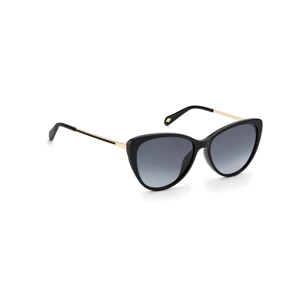 Fossil FOS 2114/G/S Grey Black Women's Sunglasses