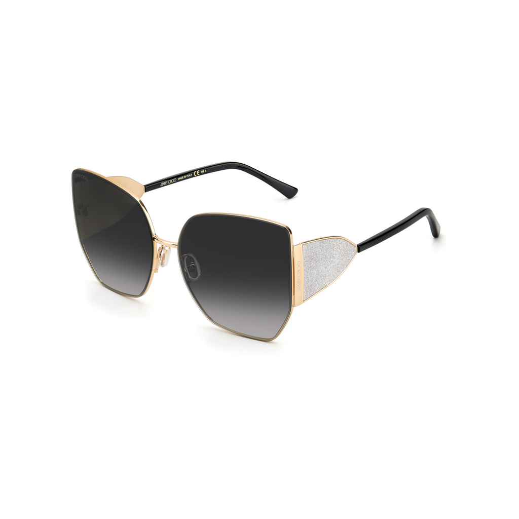 Jimmy Choo RIVER/S Grey Black Women's Sunglasses