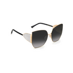 Jimmy Choo RIVER/S Grey Black Women's Sunglasses