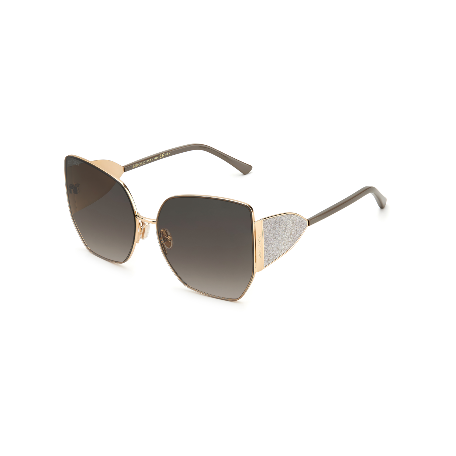 Jimmy Choo RIVER/S Brown Yellow Women's Sunglasses