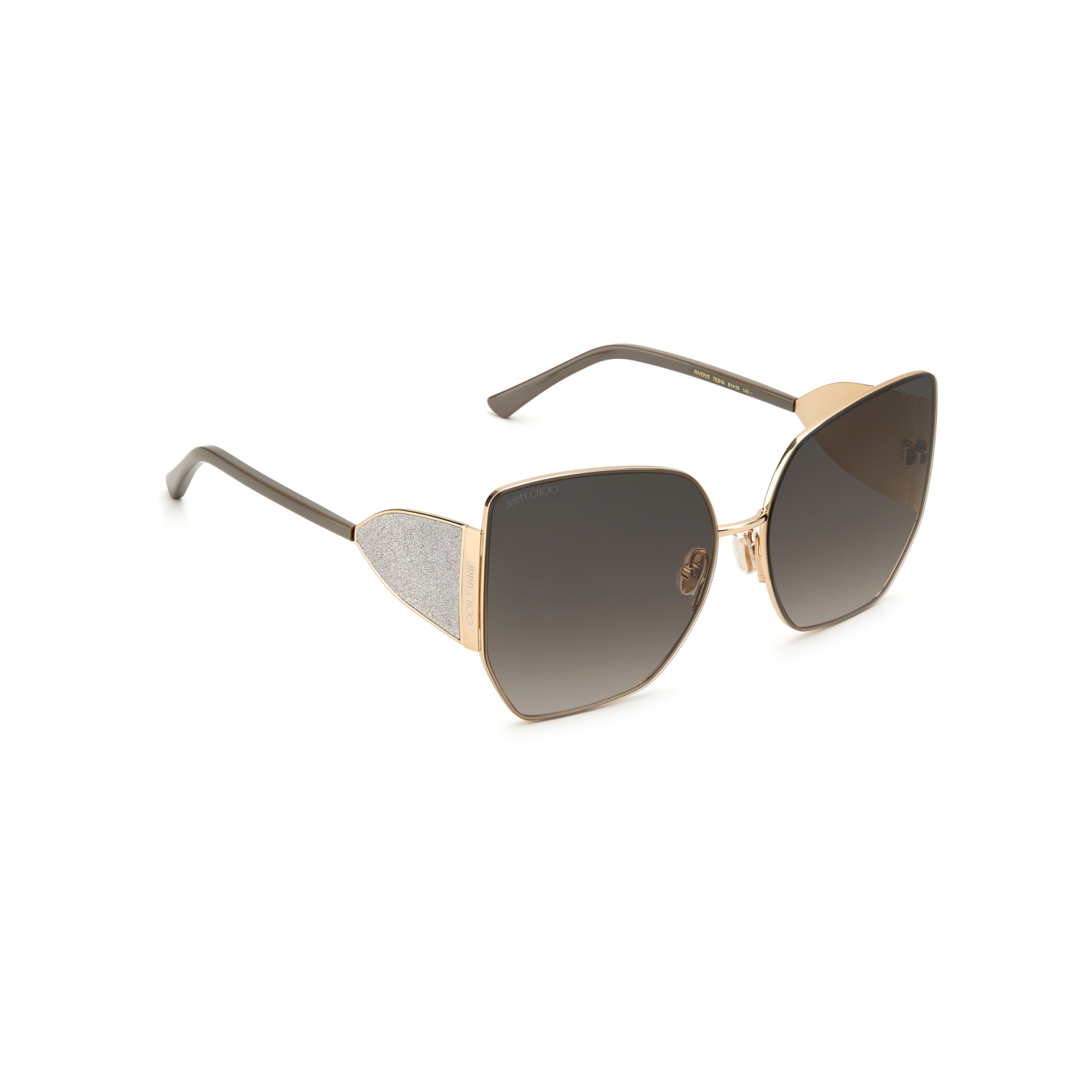 Jimmy Choo RIVER/S Brown Yellow Women's Sunglasses