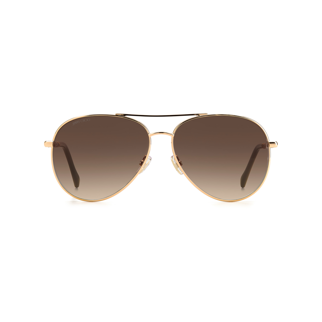 Jimmy Choo DEVAN/S Brown Yellow Women's Sunglasses