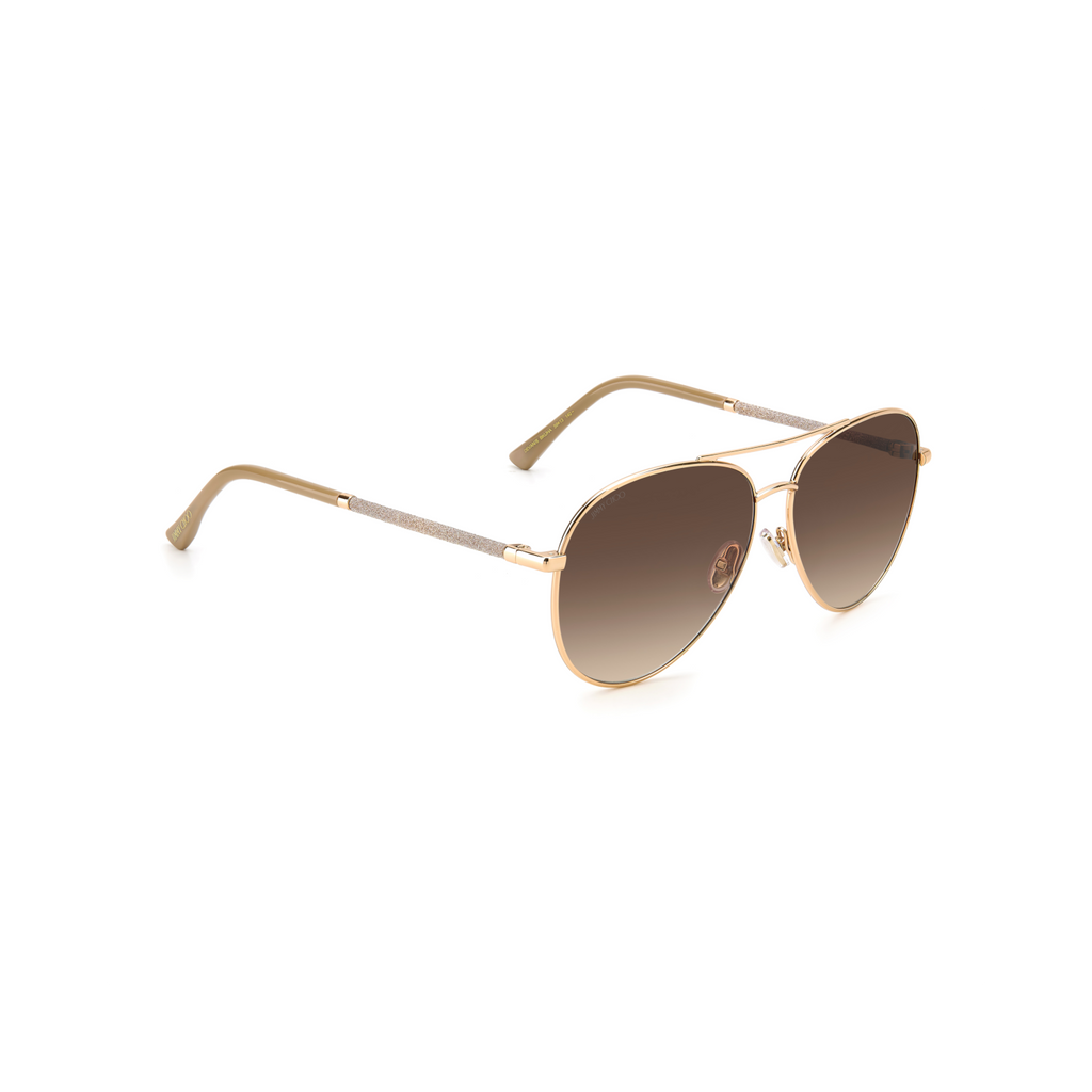 Jimmy Choo DEVAN/S Brown Yellow Women's Sunglasses