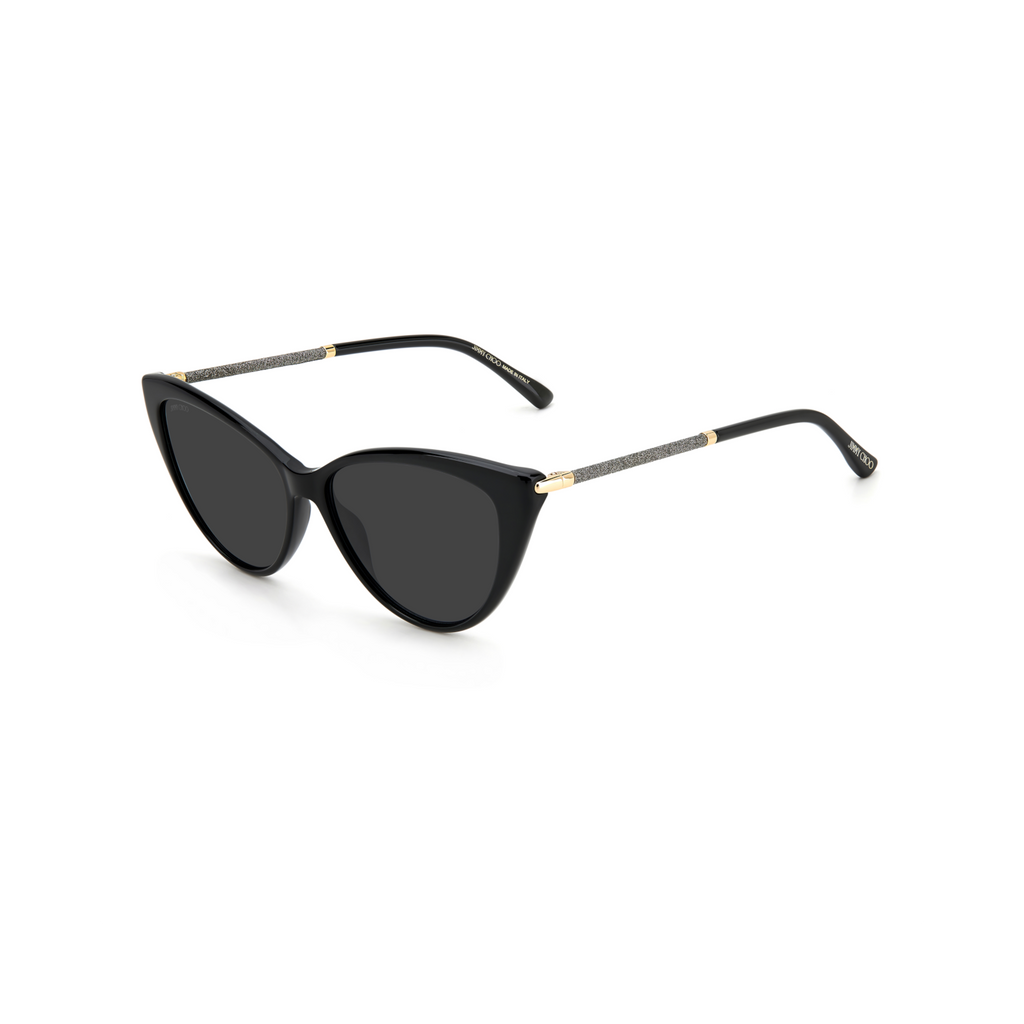 Jimmy Choo VAL/S Grey Black Women's Sunglasses
