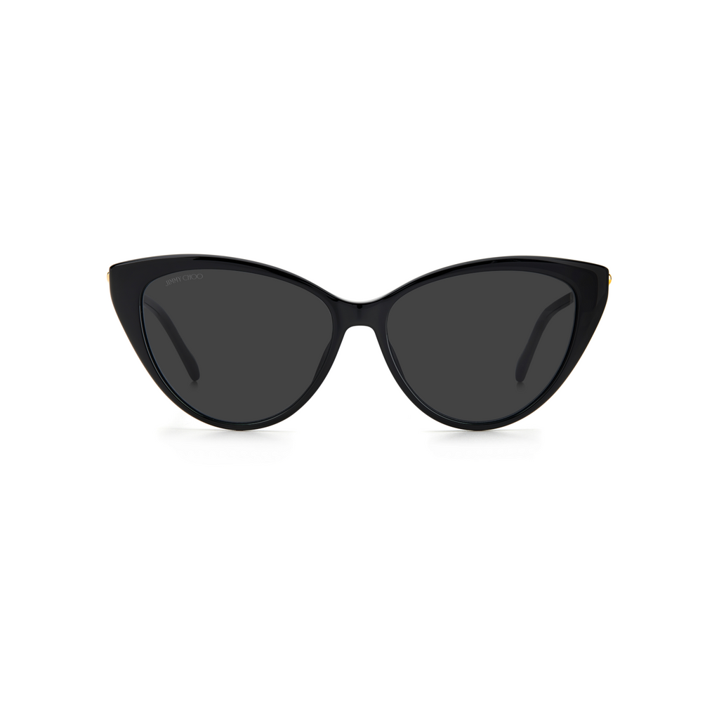 Jimmy Choo VAL/S Grey Black Women's Sunglasses