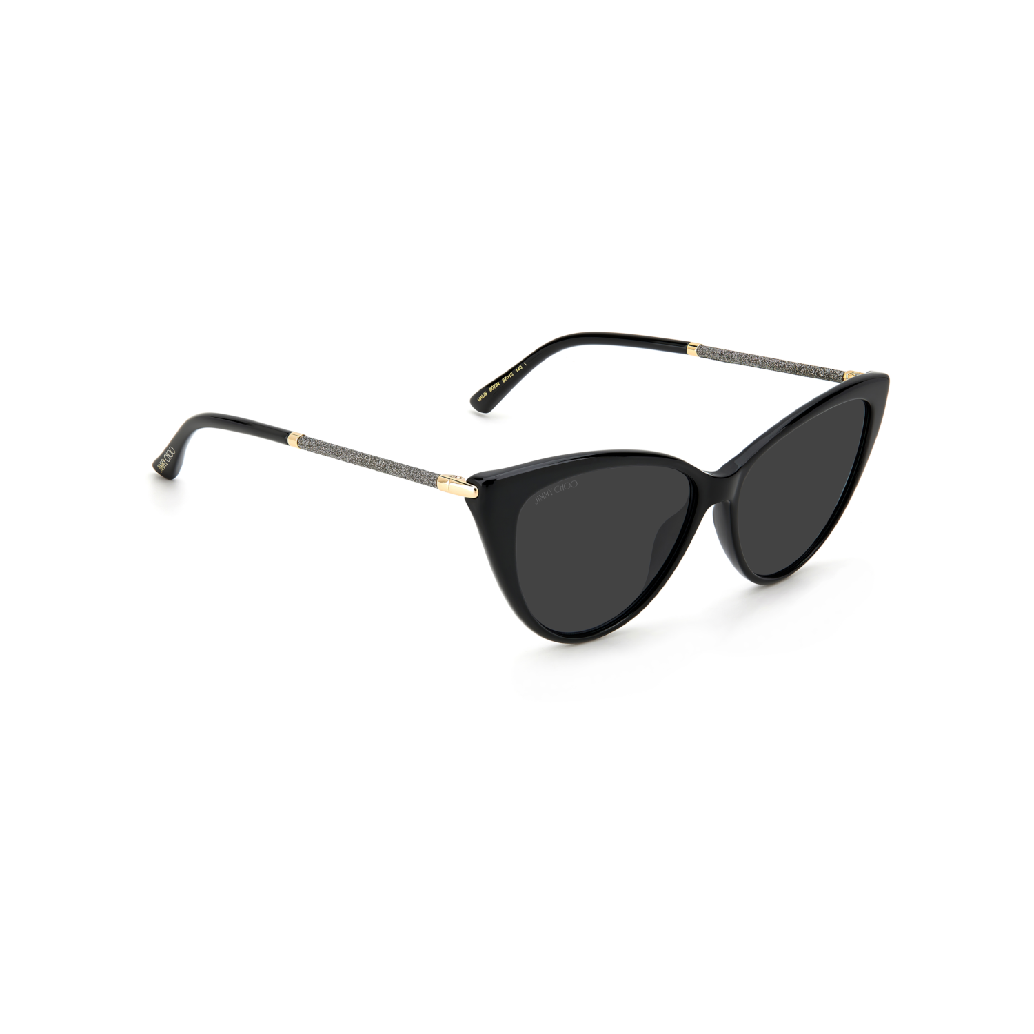 Jimmy Choo VAL/S Grey Black Women's Sunglasses
