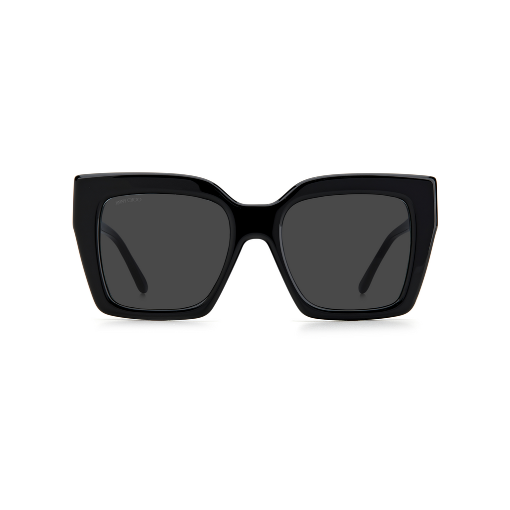 Jimmy Choo ELENI/G/S Grey Black Women's Sunglasses