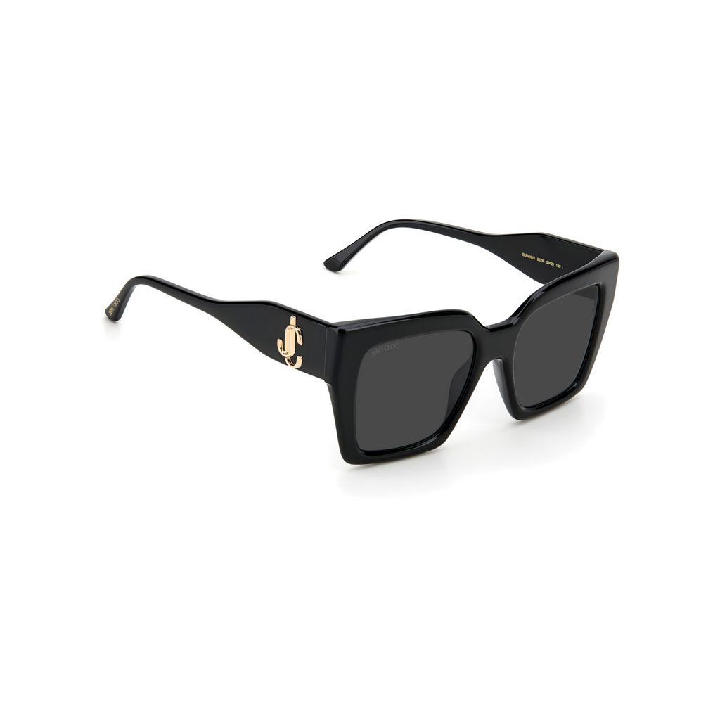 Jimmy Choo ELENI/G/S Grey Black Women's Sunglasses