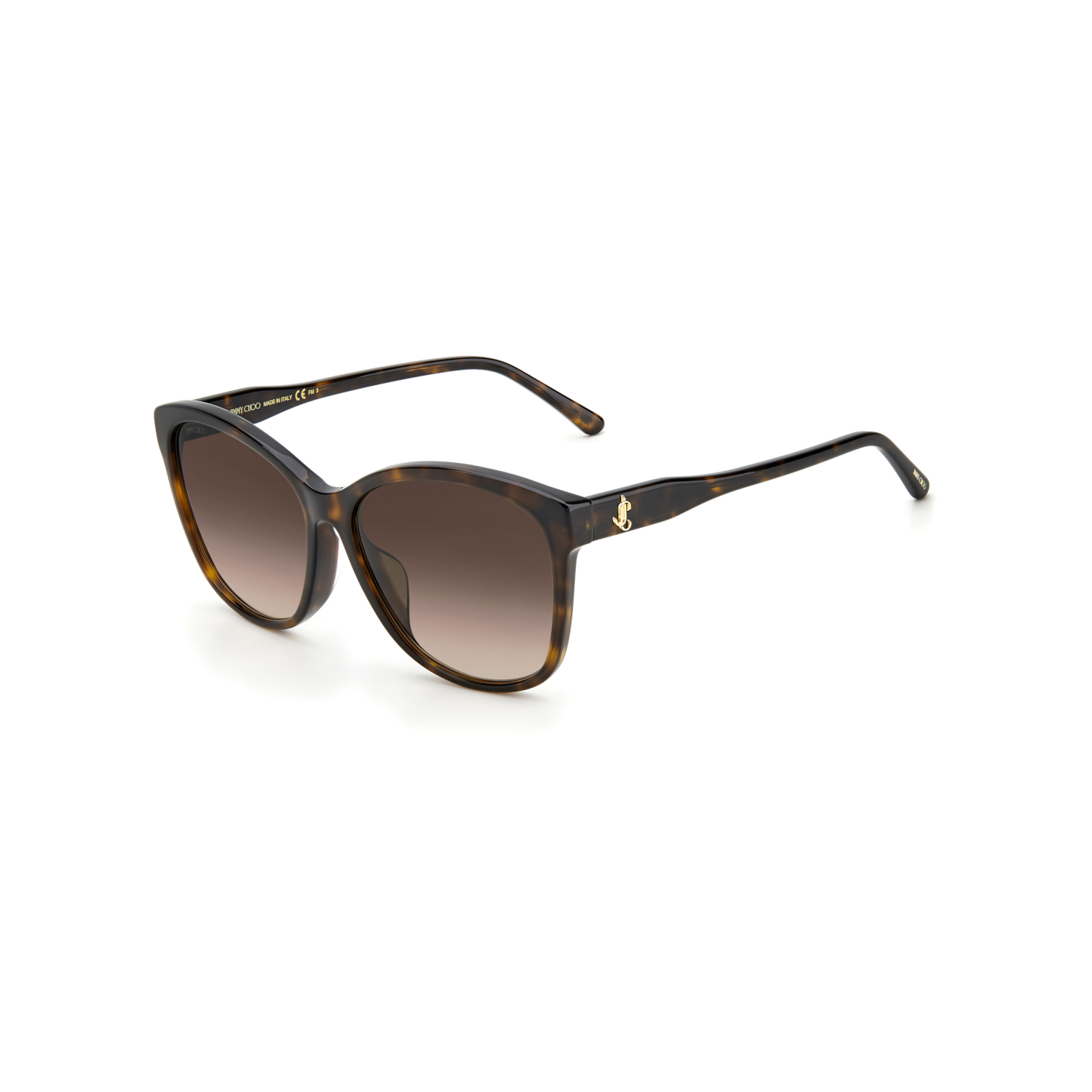 Jimmy Choo LIDIE/F/SK Brown Havana Women's Sunglasses