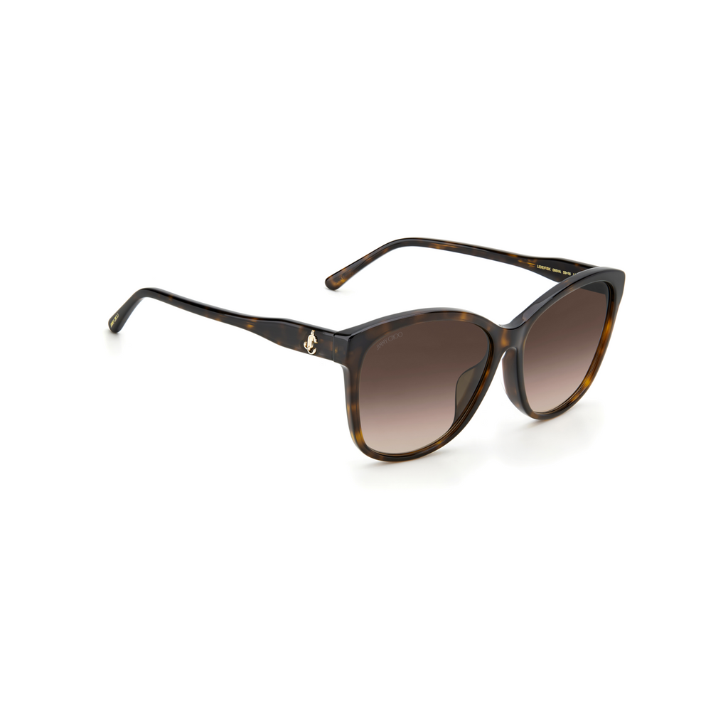 Jimmy Choo LIDIE/F/SK Brown Havana Women's Sunglasses