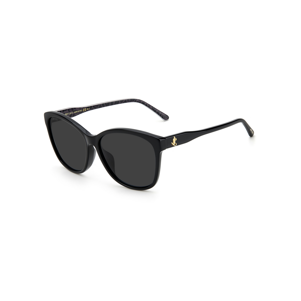 Jimmy Choo LIDIE/F/SK Grey Black Women's Sunglasses