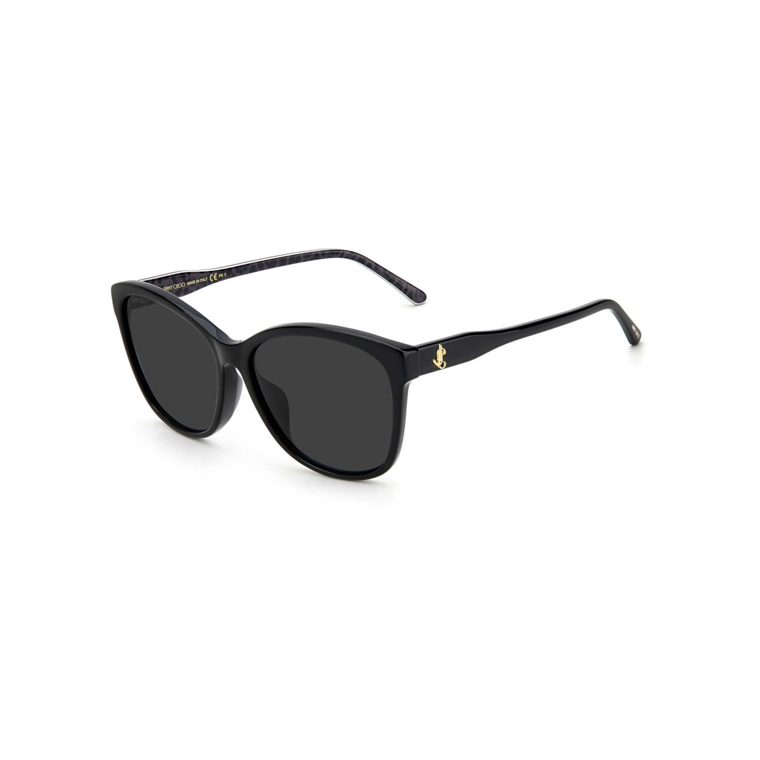 Jimmy Choo LIDIE/F/SK Grey Black Women's Sunglasses