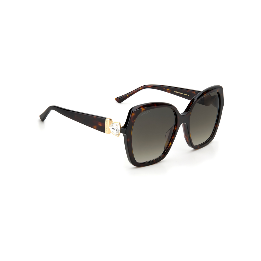 Jimmy Choo MANON/G/S Brown Havana Women's Sunglasses