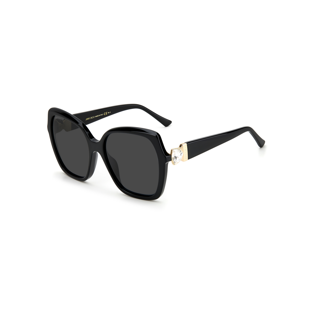 Jimmy Choo MANON/G/S Grey Black Women's Sunglasses