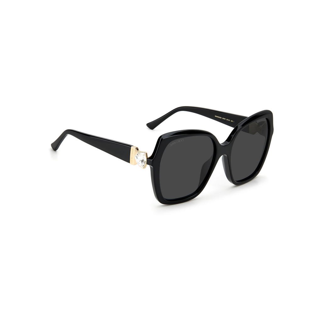 Jimmy Choo MANON/G/S Grey Black Women's Sunglasses