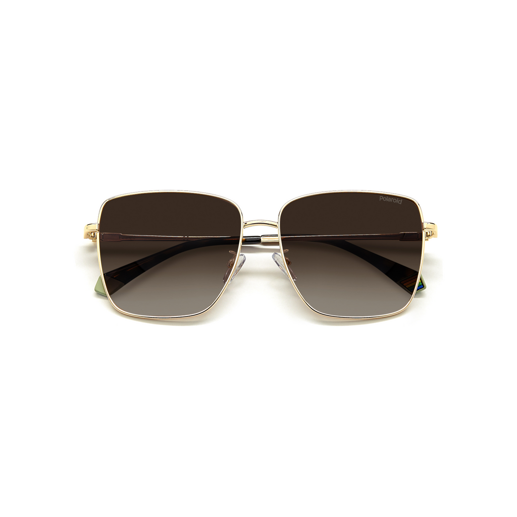 Polaroid PLD 6164/G/S Brown Yellow Women's Polarized Sunglasses