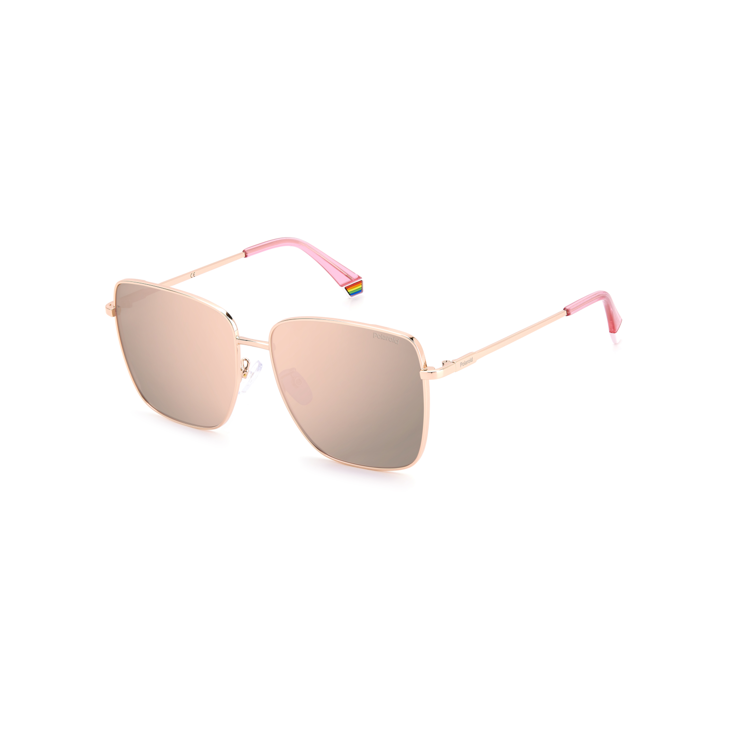 Polaroid PLD 6164/G/S Pink Yellow Women's Polarized Sunglasses