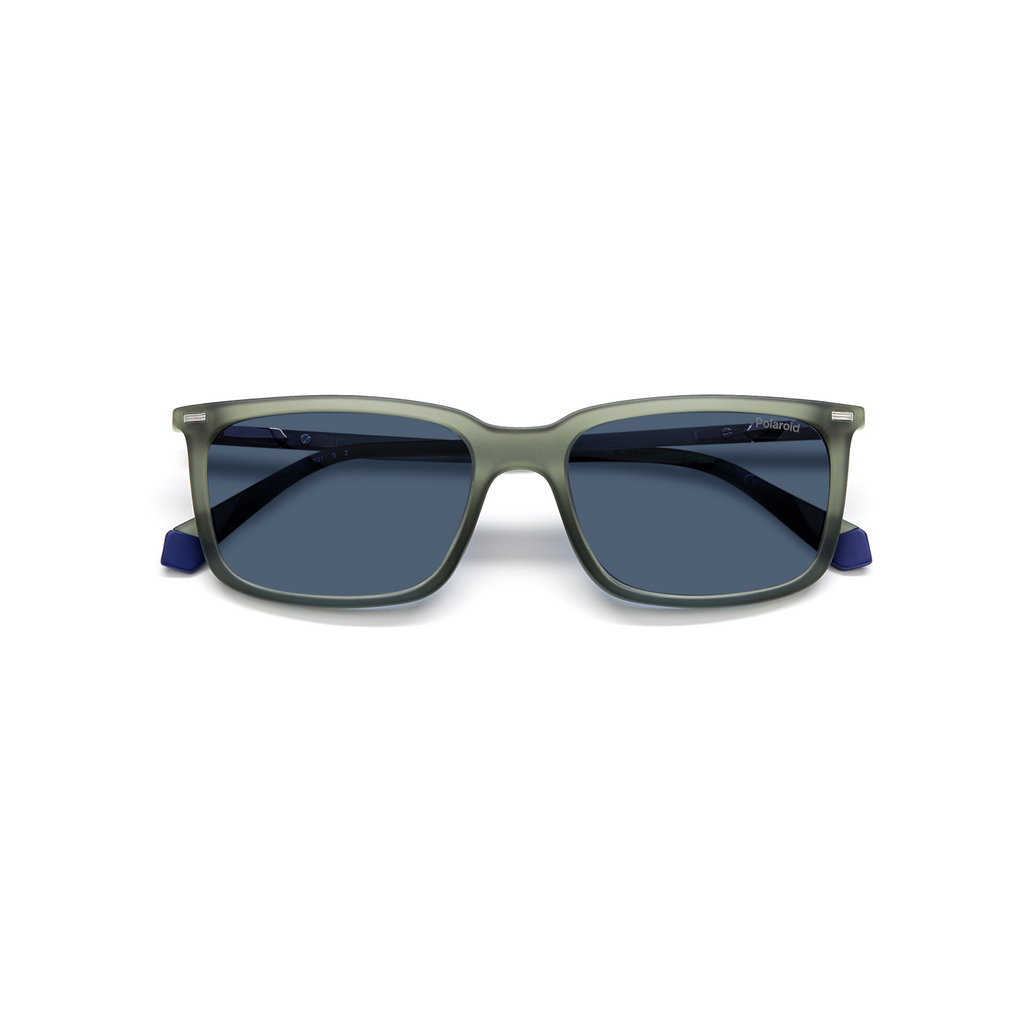 Polaroid PLD 2117/S Blue Green Men's Polarized Sunglasses
