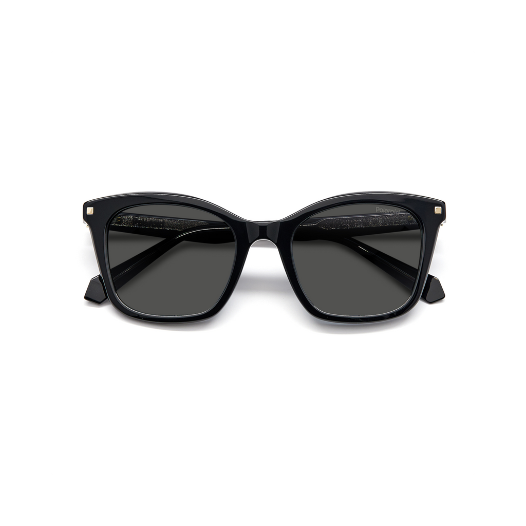Polaroid PLD 4110/S/X Grey Black Women's Polarized Sunglasses