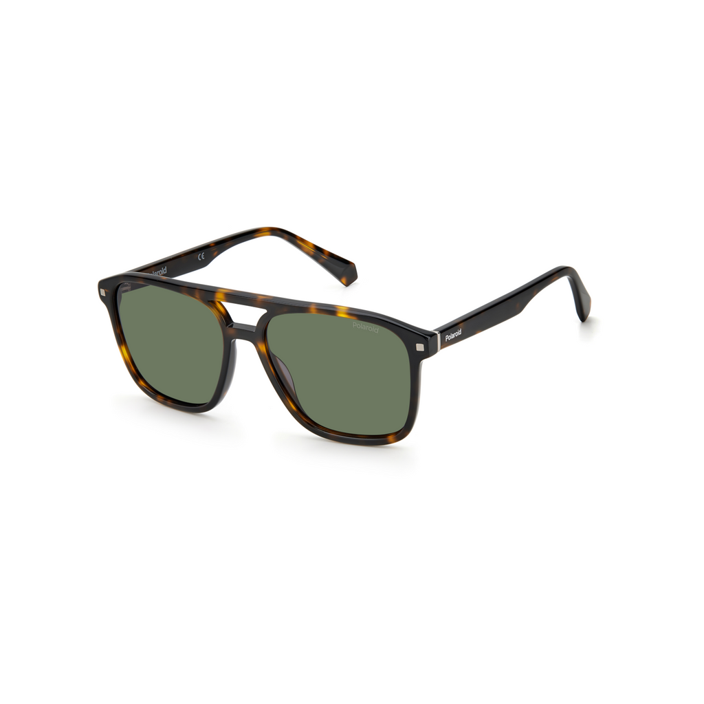 Polaroid PLD 2118/S/X Green Havana Men's Polarized Sunglasses