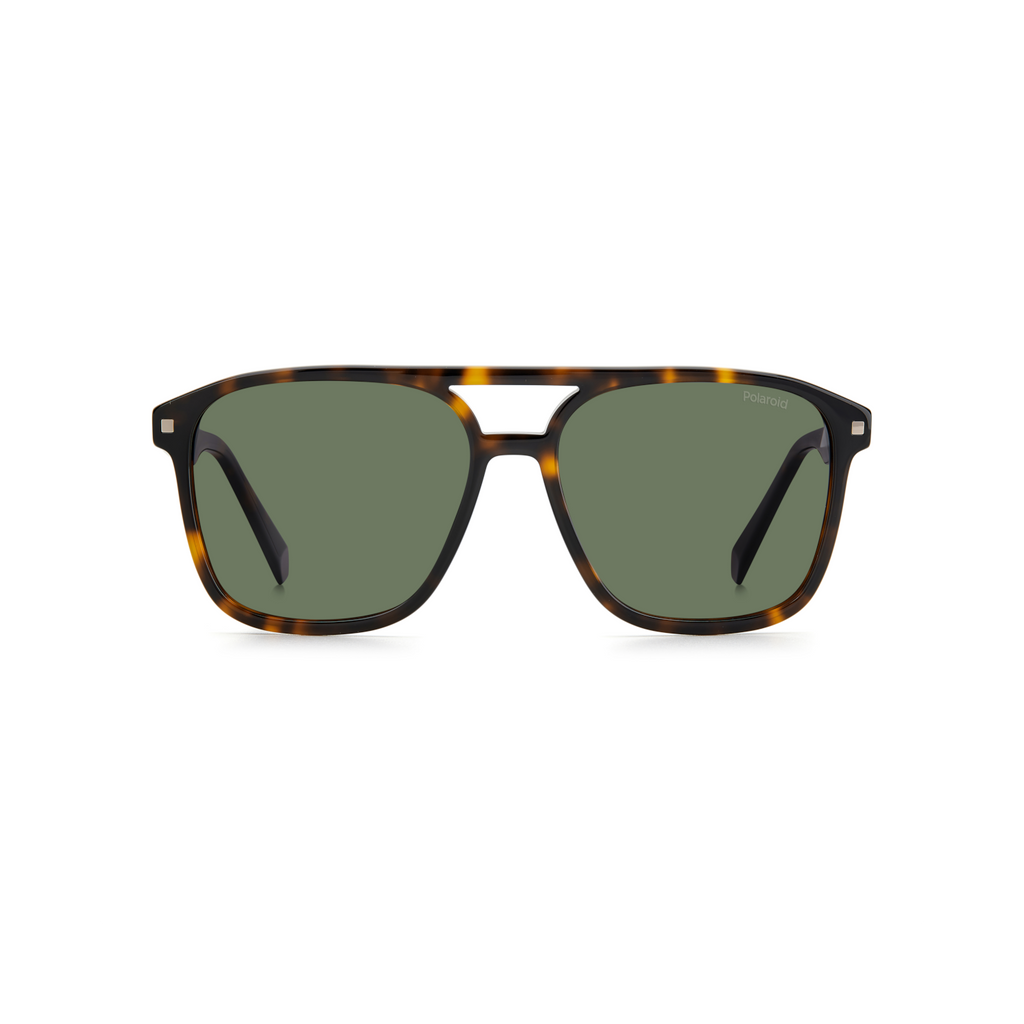Polaroid PLD 2118/S/X Green Havana Men's Polarized Sunglasses