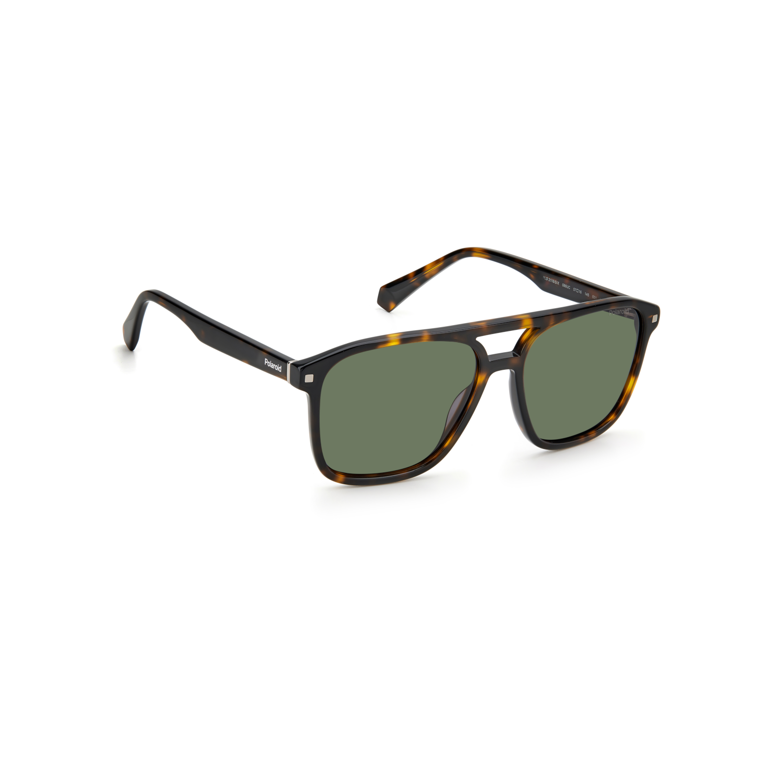 Polaroid PLD 2118/S/X Green Havana Men's Polarized Sunglasses