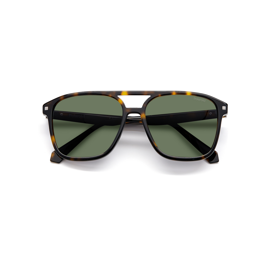 Polaroid PLD 2118/S/X Green Havana Men's Polarized Sunglasses