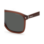 Polaroid PLD 2118/S/X Grey Brown Men's Polarized Sunglasses