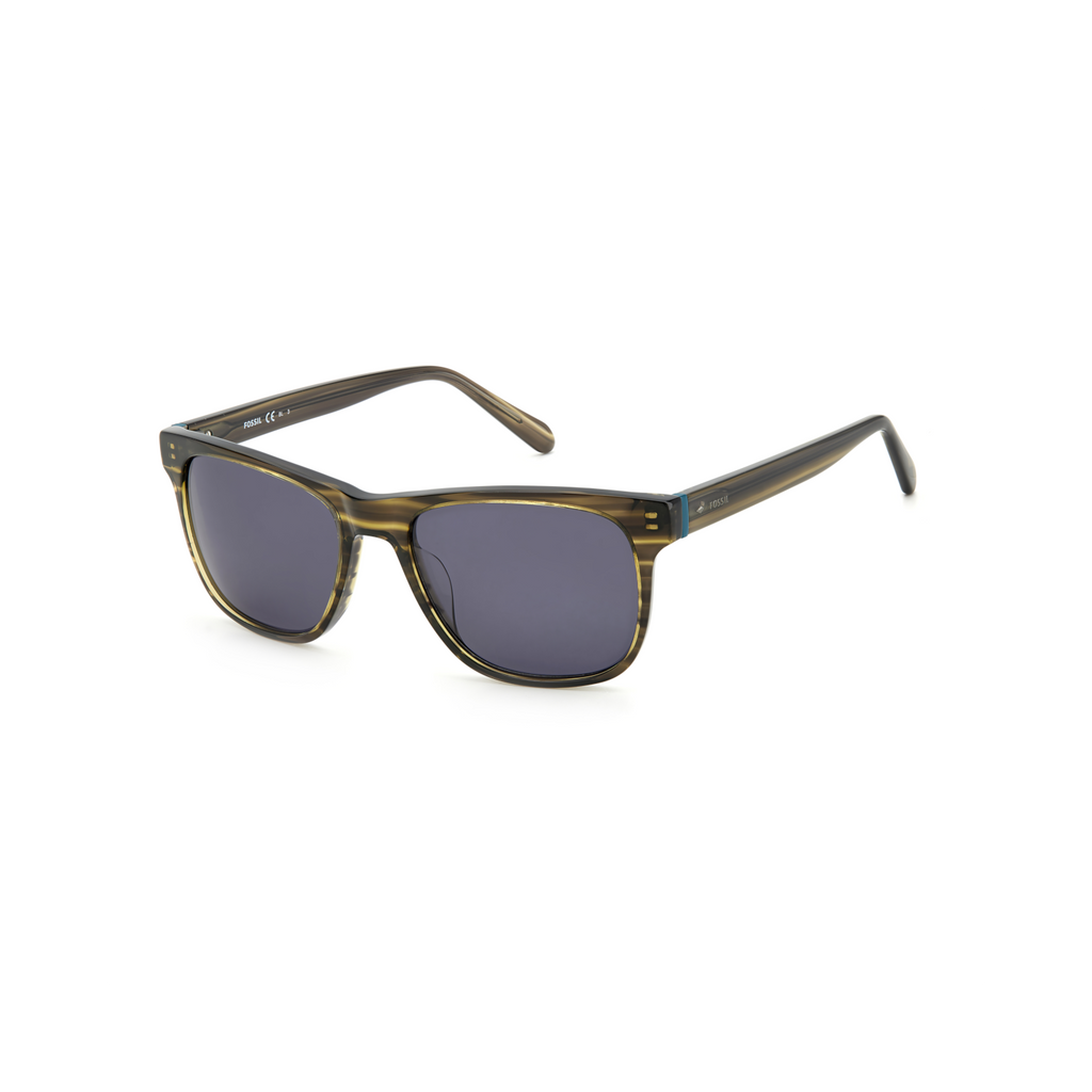 Fossil FOS 2112/S Grey Green Men's Sunglasses