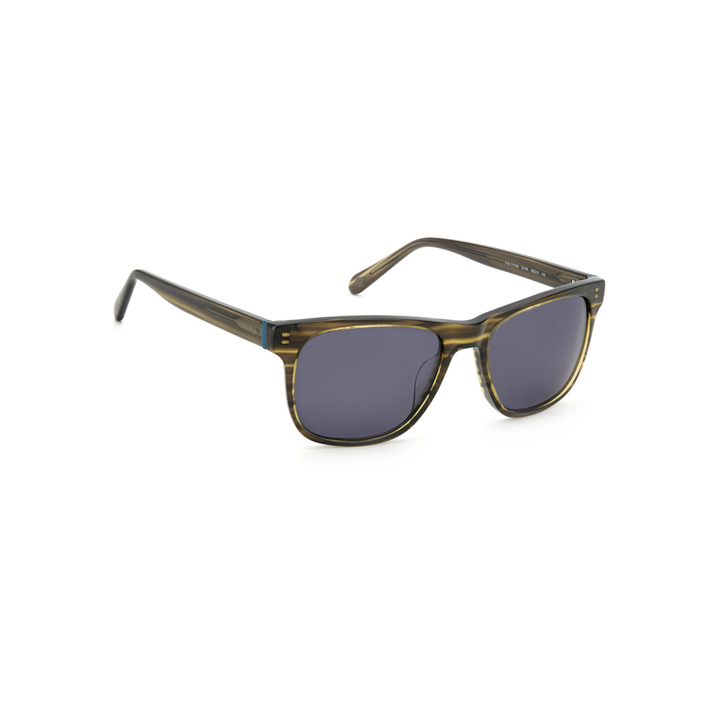Fossil FOS 2112/S Grey Green Men's Sunglasses