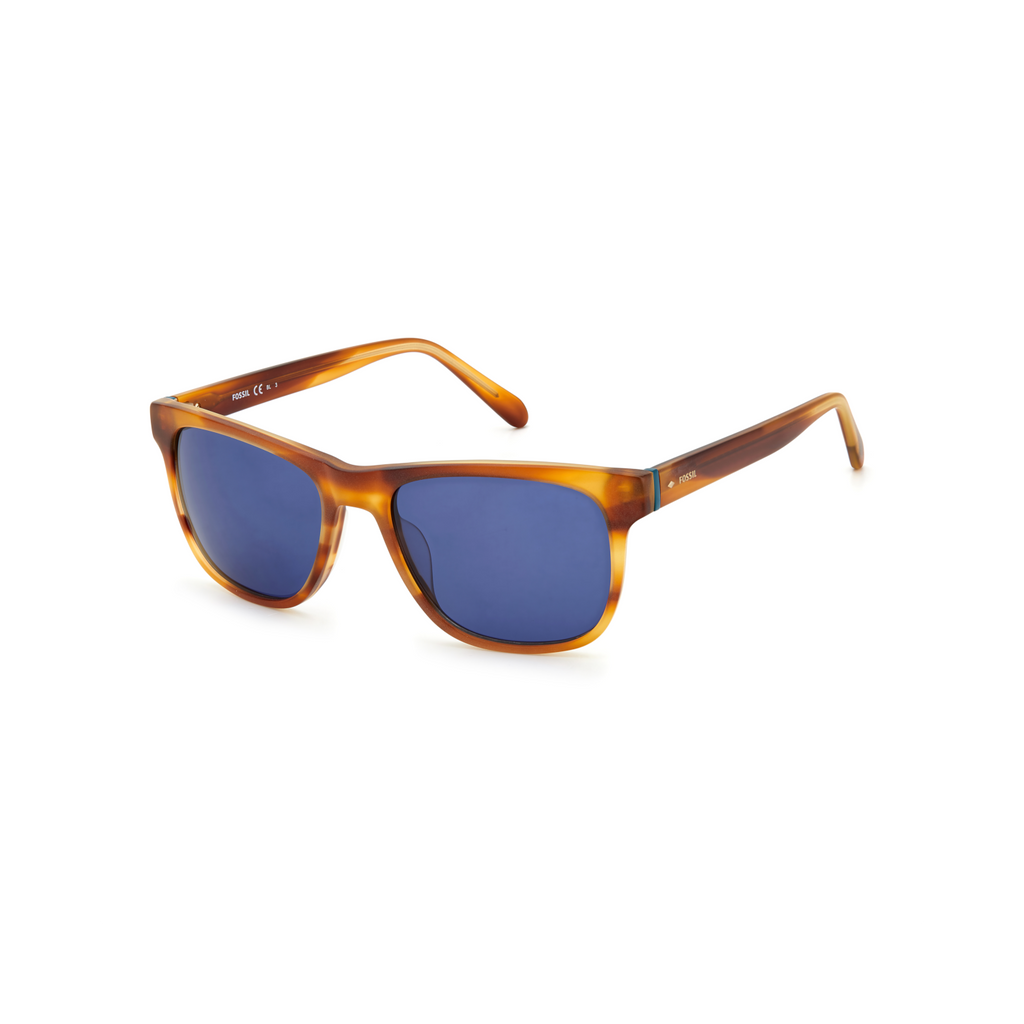 Fossil FOS 2112/S Blue Brown Men's Sunglasses