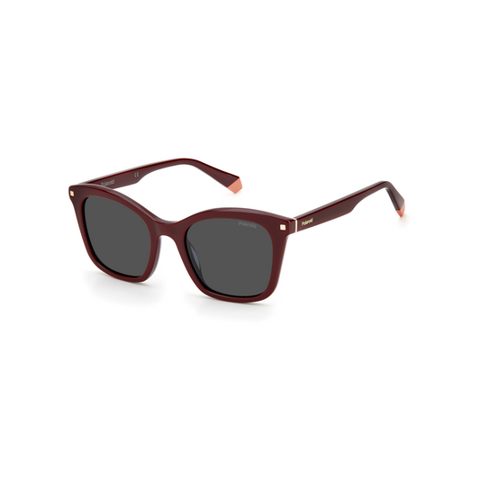 Polaroid PLD 4110/S/X Grey Red Women's Polarized Sunglasses